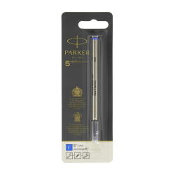 Parker 5TH recharge, pointe fine, encre bleue