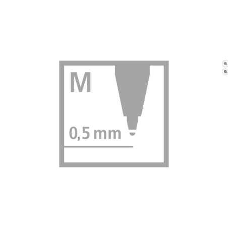 STABILO Recharge pour stylo-bille bleu pointe moyenne
