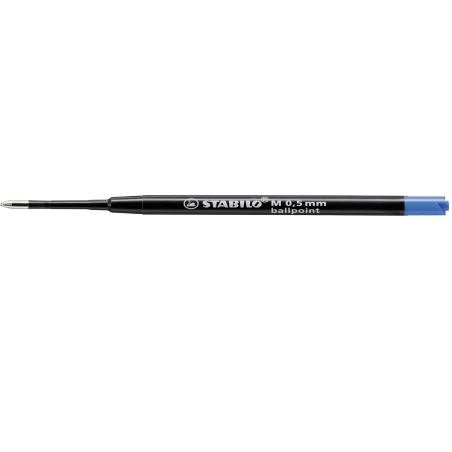 STABILO Recharge pour stylo-bille bleu pointe moyenne