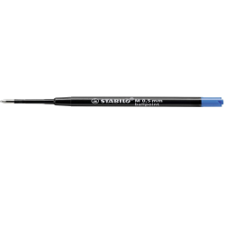 STABILO Recharge pour stylo-bille bleu pointe moyenne