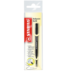 STABILO, Recharge pour stylo à bille, noir