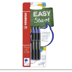 STABILO Set de 3 recharges Stabilo EasyOriginal 0,5mm Bleu