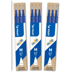 PILOT Lot de 9 recharges FriXion bleu | Univers Recharge