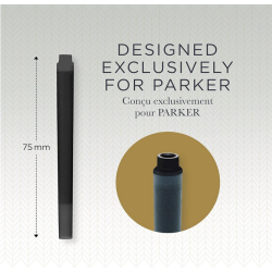 PARKER Cartouches d'encre longues QUINK, noir
