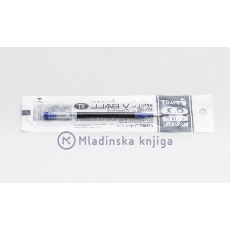 PILOT Recharge pour roller à encre liquide BLS-VB7-RT, bleu