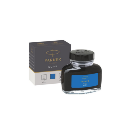 PARKER Quink flacon d'encre bleue effaçable, 57 ml