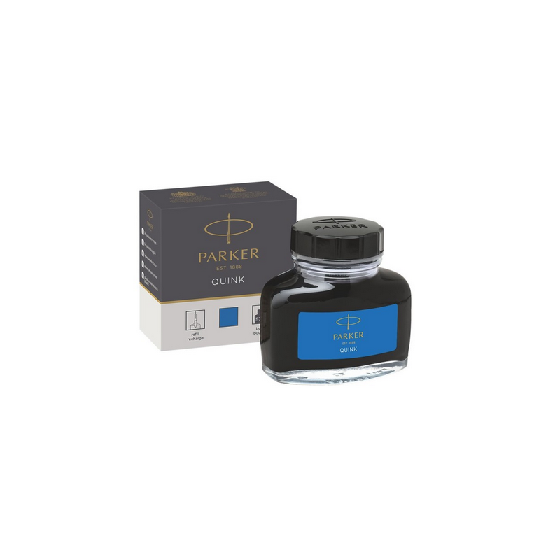 PARKER Quink flacon d'encre bleue effaçable, 57 ml