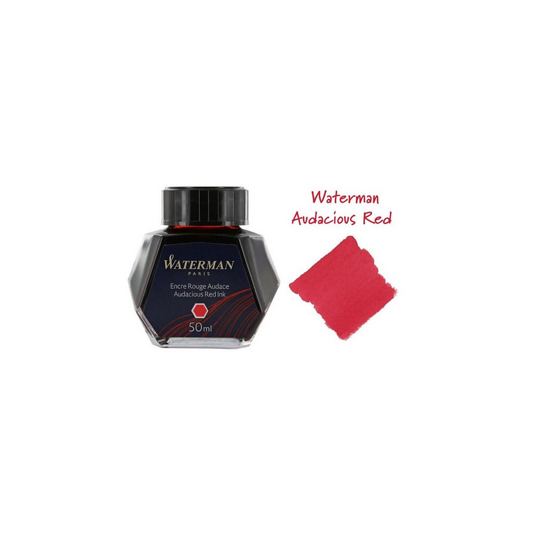 WATERMAN encre pour Stylo plume, couleur Rouge Audace, flacon 50 ml