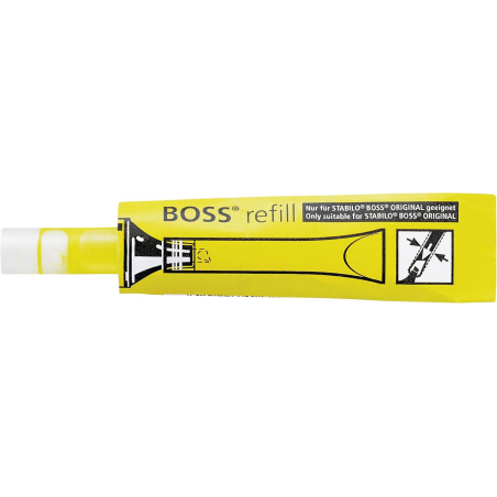STABILO Recharge STABILO BOSS ORIGINAL - Jaune fluorescent