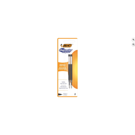 BIC Gel-ocity Original Recharges - noir x2