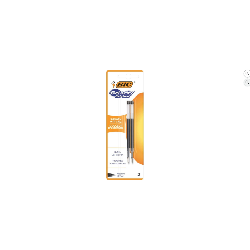 BIC Gel-ocity Original Recharges - noir x2