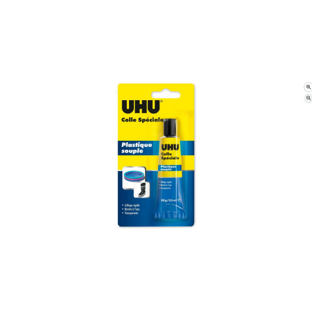 UHU Colle spéciale plastique souple tube 30g