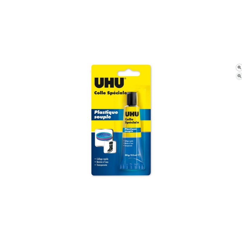 UHU Colle spéciale plastique souple tube 30g
