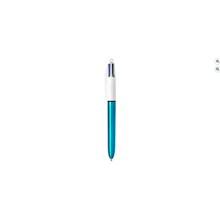 Le Stylo 4 Couleurs Rétractable à Pointe Moyenne BIC 4 Colours Shine