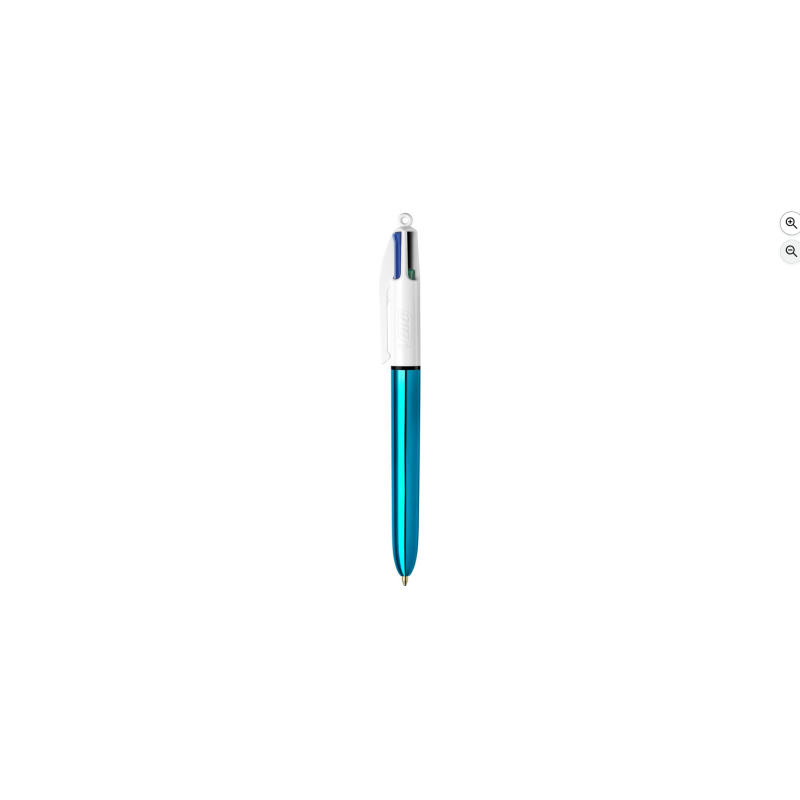 Le Stylo 4 Couleurs Rétractable à Pointe Moyenne BIC 4 Colours Shine