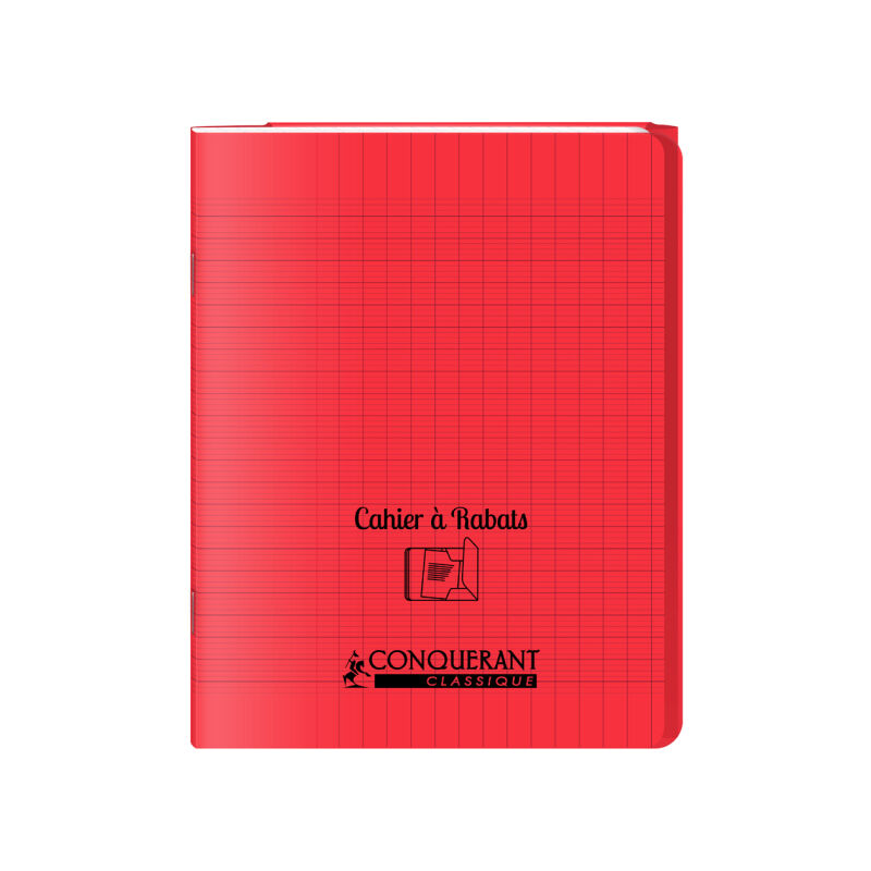 CONQUERANT CLASSIQUE Cahier à rabat 240 x 320 mm, jaune 96 pages