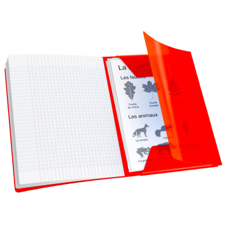 CONQUERANT CLASSIQUE Cahier à rabat 240 x 320 mm, jaune 96 pages