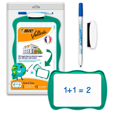 BIC Ardoise blanche Velleda, dimensions: (L)200 x (H)300 mm