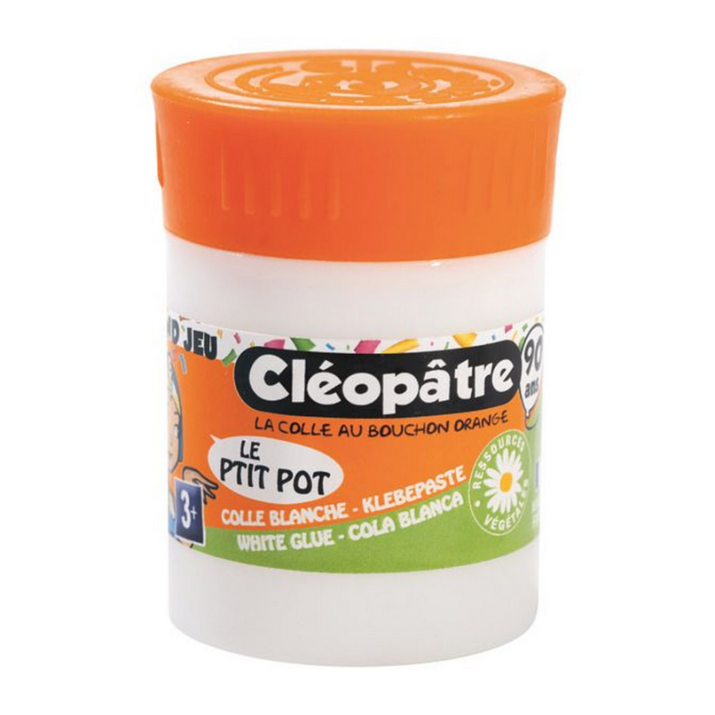 Cléopâtre Petit pot de colle blanche  35 g