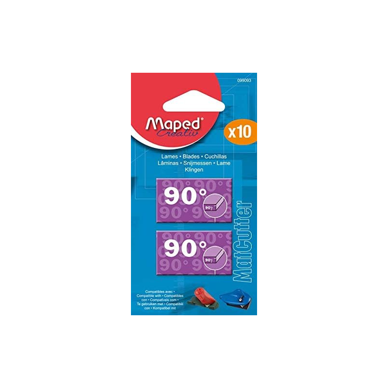 Maped Lames de rechange pour outil de coupe MatCutter