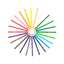 BIC Pochette 24 crayons de couleur aquarellable AQUACOULEUR