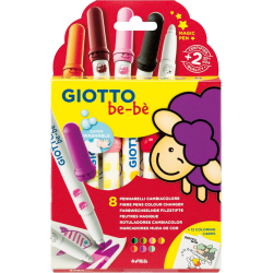 Giotto Bébé Etui 8 Feutres magiques