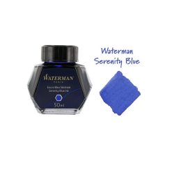 WATERMAN encre pour Stylo plume, couleur Bleu Sérénité effaçable