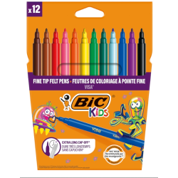 BIC KIDS Feutre Visa, étui en carton de 12