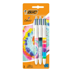 BIC 4 Couleurs Décors Tie & Dye