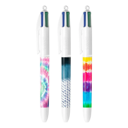 BIC 4 Couleurs Décors Tie & Dye