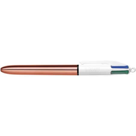 Le Stylo 4 Couleurs Rétractable à Pointe Moyenne BIC 4 Colours Shine