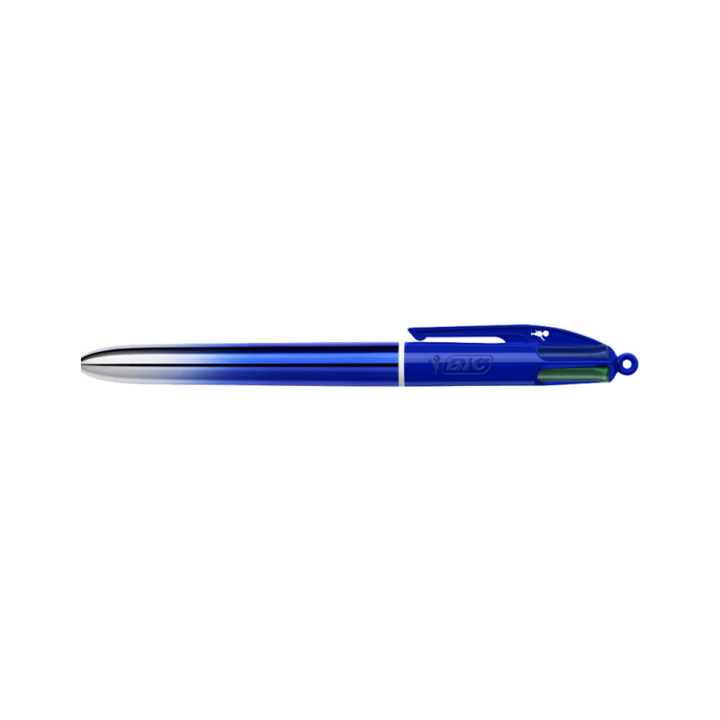 BIC Stylo à bille rétractable 4 Colours Smooth Gradient