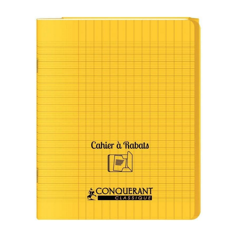 CONQUERANT CLASSIQUE Cahier à rabat 170 x 220 mm