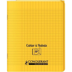 CONQUERANT CLASSIQUE Cahier à rabat 170 x 220 mm