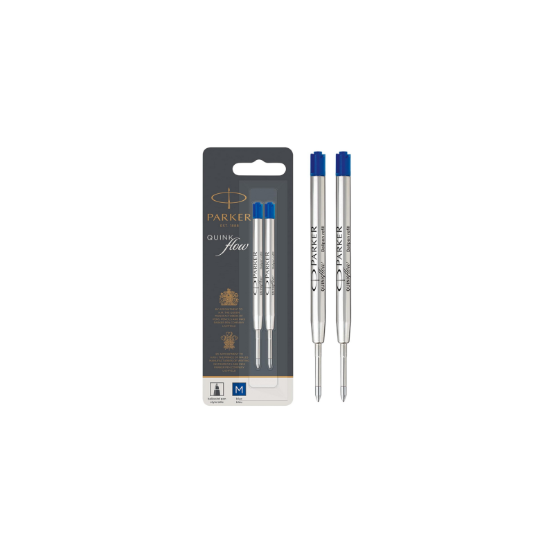 Parker Recharge Bille Quinkflow Bleue x2 | Univers Recharge
