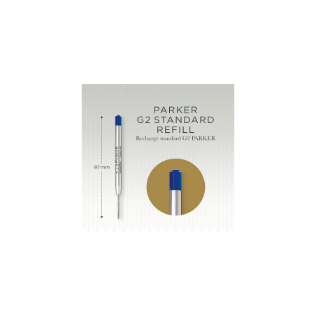 Parker Recharge Bille Quinkflow Bleue x2 | Univers Recharge