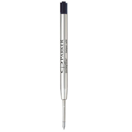 PARKER recharge bille Quinkflow, pointe large, noire, blister X 1