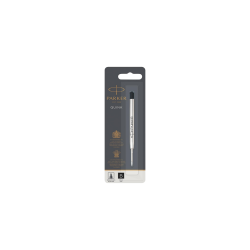 PARKER recharge bille Quinkflow, pointe large, noire, blister X 1