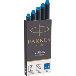 Cartouche Encre Stylo Plume Parker Quink Bleue | Univers Recharge