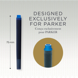 Cartouche Encre Stylo Plume Parker Quink Bleue | Univers Recharge