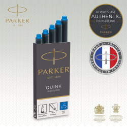 Cartouche Encre Stylo Plume Parker Quink Bleue | Univers Recharge